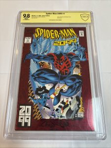 Spider-Man 2099 (1992) # 1 (CBCS 9.8 ) Verified Signature: Rick Leonardi