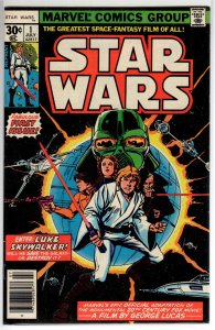 Star Wars #1 Second Print 30-Cent Cover (1977) 8.5 VF+ 415