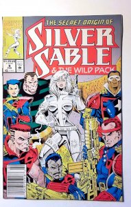 Silver Sable Wild Pack #9 1993 Marvel 1st App Ernst Sablinova Newsstand Comic