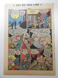 The Spirit #200 (1944) Newsprint Comic Insert Rare!