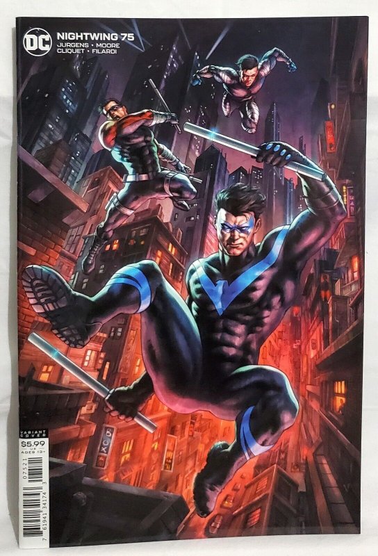 NIGHTWING #73 - 77 Alan Quah Minimal Trade Variant Covers (DC 2020) 