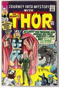 JOURNEY into MYSTERY #113, THOR, FN, Origin Loki, 1952, more in store