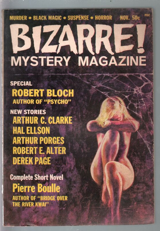 Bizarre Mystery #2 11/1965-Planet Of The Apes-Booulle-Clarke-Bloch-pulp terro...