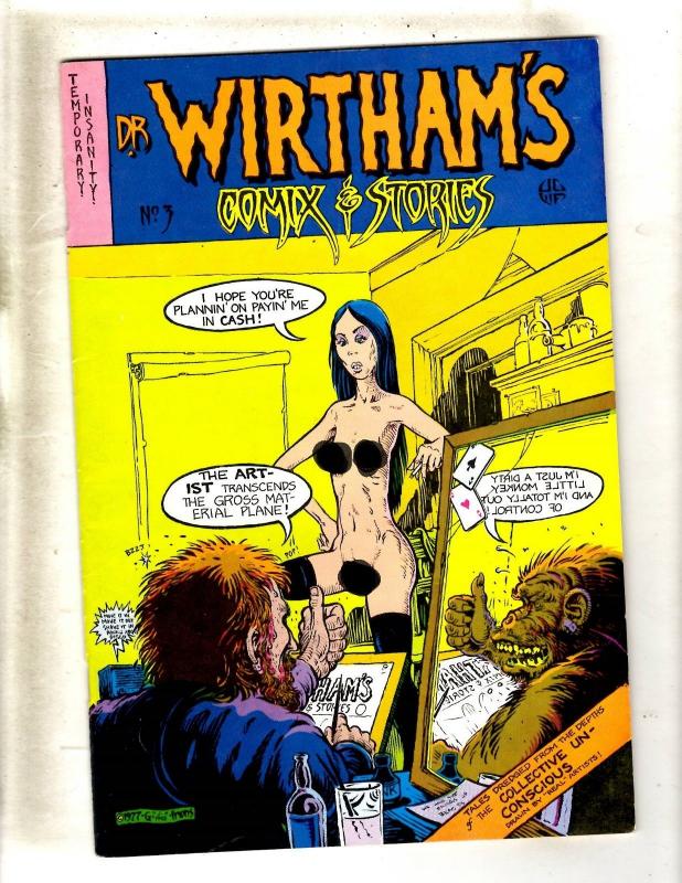 Dr. Wirtham's Comics & Stories # 3 VF Underground Comic Book FM6