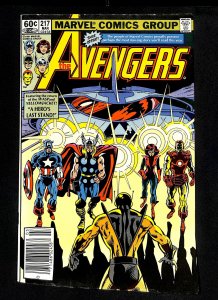 Avengers #217 Newsstand Variant