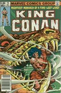 King Conan #10 (Newsstand) VG ; Marvel | low grade comic