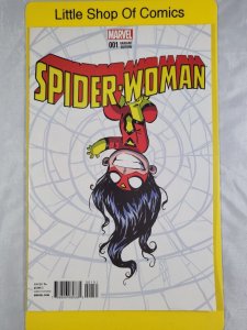 Spider-Woman #1 Skottie Young Variant Spider-Verse Marvel 2015