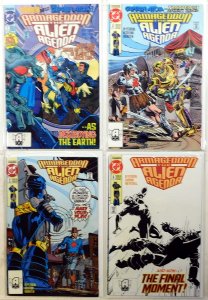 Armageddon: Alien Agenda Lot 4 #1, 2, 3, 4 1991 DC Captain Atom Comics