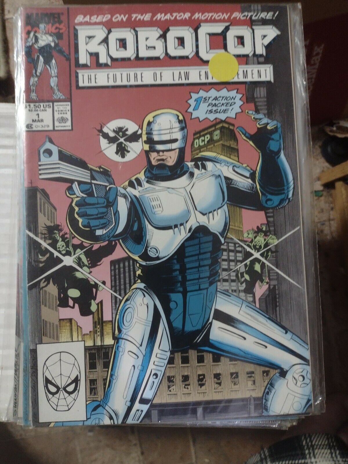 Robocop # 1 1990 Marvel Based on the Movie the Future of LAW ...