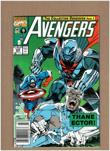 Avengers #334 Newsstand Marvel Comics 1991 1st Thane Ector VF/NM 9.0