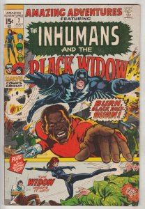 Amazing Adventures #7 (Jan-71) VF/NM High-Grade Black Widow, Inhumans