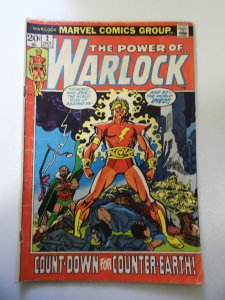 Warlock #2 (1972) GD/VG Condition 1/4 spine split