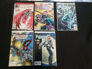 THUNDERBOLTS 5PC (VF/NM) BECOMING HEROES, MOVING TARGETS, SILENT SCREAM! 2002