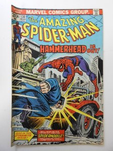 The Amazing Spider-Man #130 (1974) VG+ Condition MVS intact! moisture stain