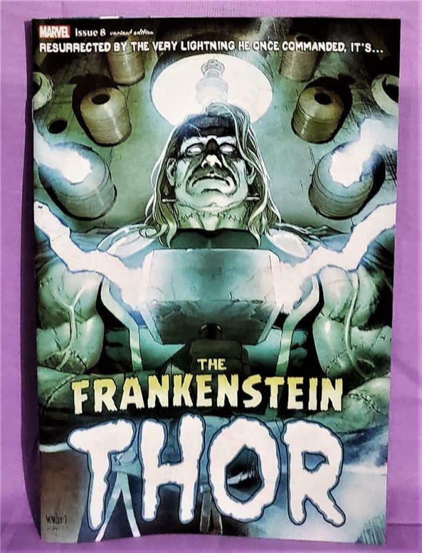 THOR #8 Lenil Yu Frankenstein Thor Horror Variant Cover (Marvel 2020)