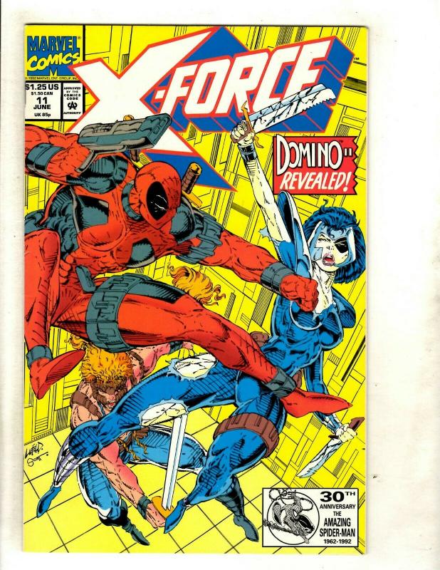 X-Force # 11 NM Marvel Comic Book Domino Deadpool Cable X-Men Wolverine SM8