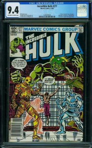 Incredible Hulk #277 (1982) CGC 9.4 NM