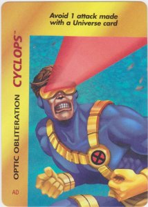 1995 Marvel Overpower Card Game Optic Obliteration
