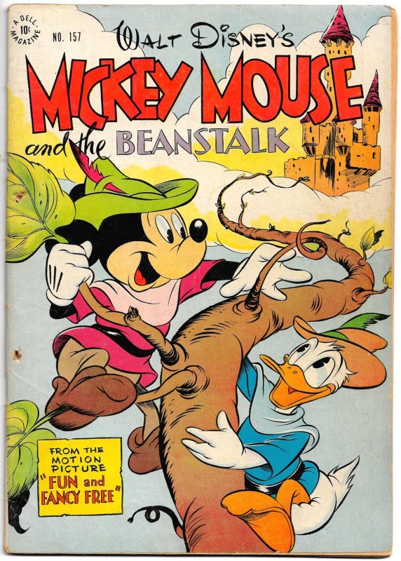 MICKEY & THE BEANSTALK (Four Color #157 1947) 6.0 FN ★ 52 pgs of H. Eisenberg!