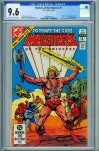 Masters of the Universe #1 CGC 9.6 -- HE-MAN -- comic book -- DC -- 1982 -- 3...