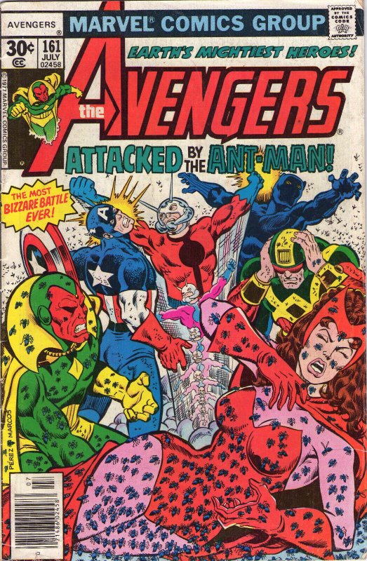 Avengers #161 ~ Beware The Ant-Man! Part 1 of 2 ~ (Grade 6.0)WH