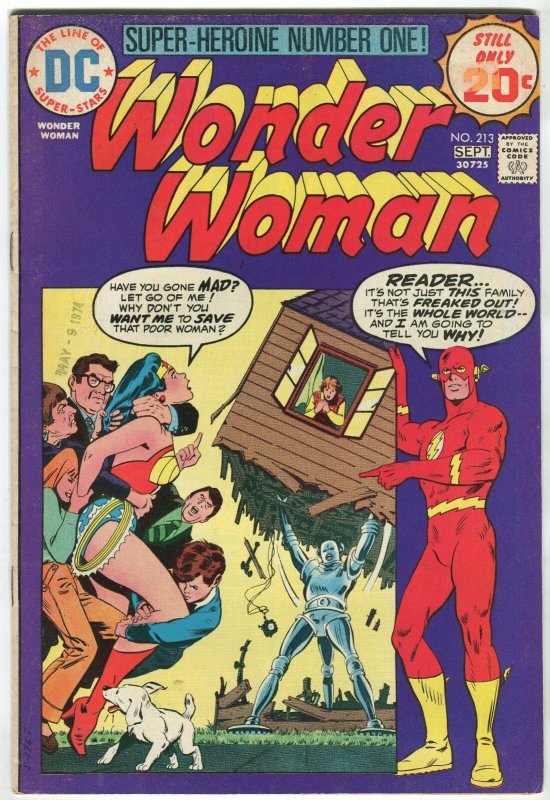 1974 Wonder Woman #213 (Grade 6.0) WH 