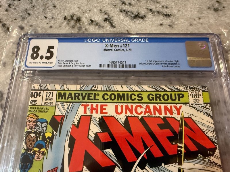 Uncanny X-Men # 121 CGC Graded 8.5 Marvel Comic Book Alpha Flight Wolverine JH25
