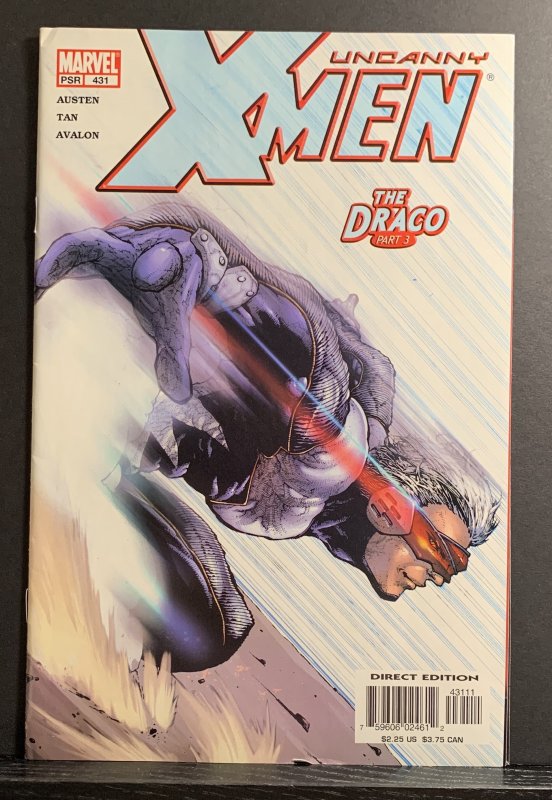 The Uncanny X-Men #431 (2003) Philip Tan Quicksilver Cover
