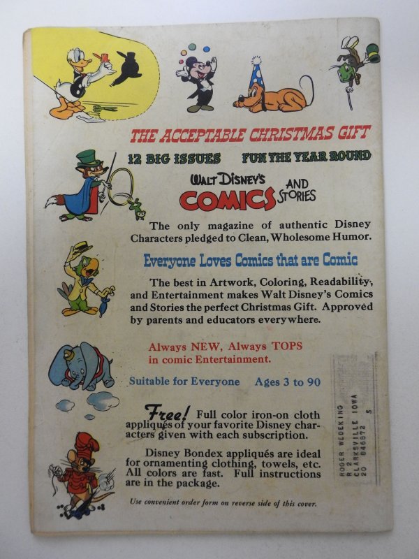 Walt Disney's Comics & Stories #112 (1950) Solid VG- Condition!