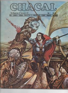 CHACAL  #1, VF, magazine, Corben, Bok, Frazetta, Fabian, 1976