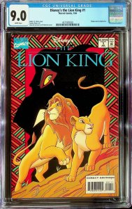The Lion King #1 (1994) - CGC 9.0 - Cert#4371905020