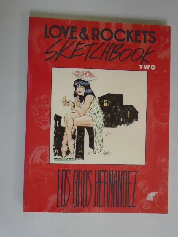 Love and Rockets Sketchbook #2 SC 6.0 FN price tag on cover (1992 Fantagraphics)