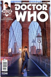 DOCTOR WHO #13 B, NM, 10th, Tardis, 2014, Titan, 1st, more DW in store, Sci-fi