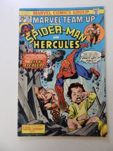 Marvel Team-Up #28 VG condition MVS intact moisture damage