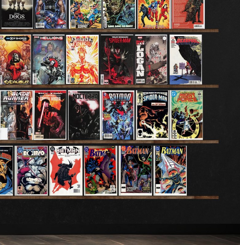 Huge Lot 160+ Comics with The Spectacular Spider-Man, Batman & More!