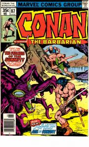 5 Conan The Barbarian Marvel Comic Books # 87 88 89 90 91 Red Sonja Kull EP2