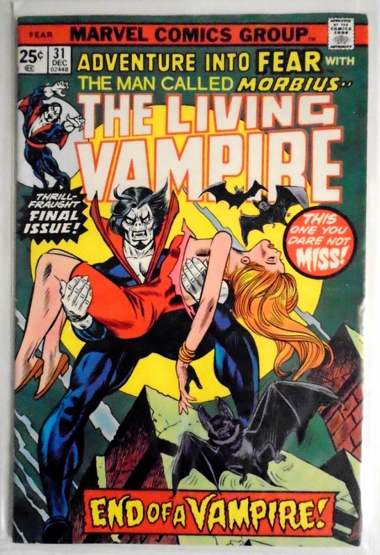 *FEAR (1970 Marvel) 29fn, 30nm-, 31vfnm