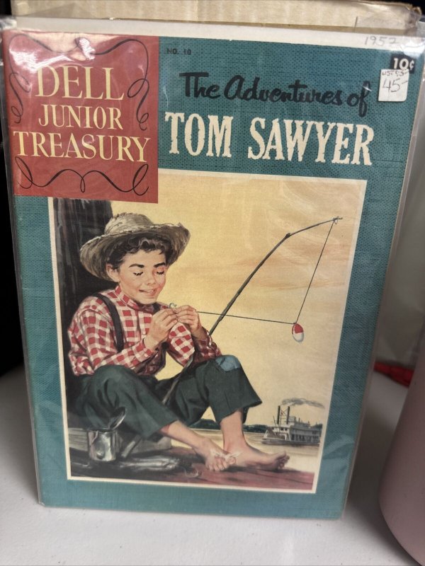 DELL JUNIOR TREASURY No 10 THE ADVENTURES OF TOM SAWYER A1