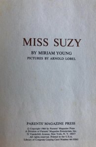 Miss Suzy,1964,a squirrel classic! Spine damage