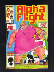 Alpha Flight #22 (1985) First Appearance of the Pink Pearl