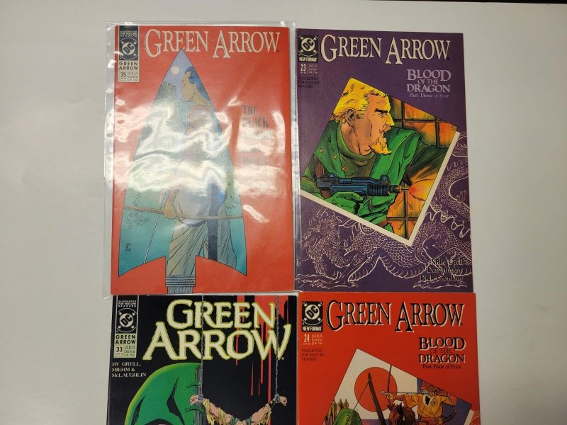 4 Green Arrow DC Comic Books #23 24 33 35 60 TJ17