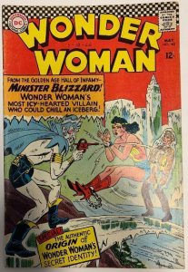 (1966) WONDER WOMAN #162! Secret Identity Origin! Mister Blizzard!