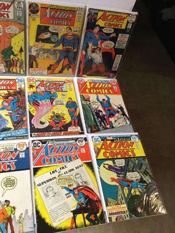 Action Comics 405 407-410 416 420 423 425 428-432 435 438 439 447 449 + More A7