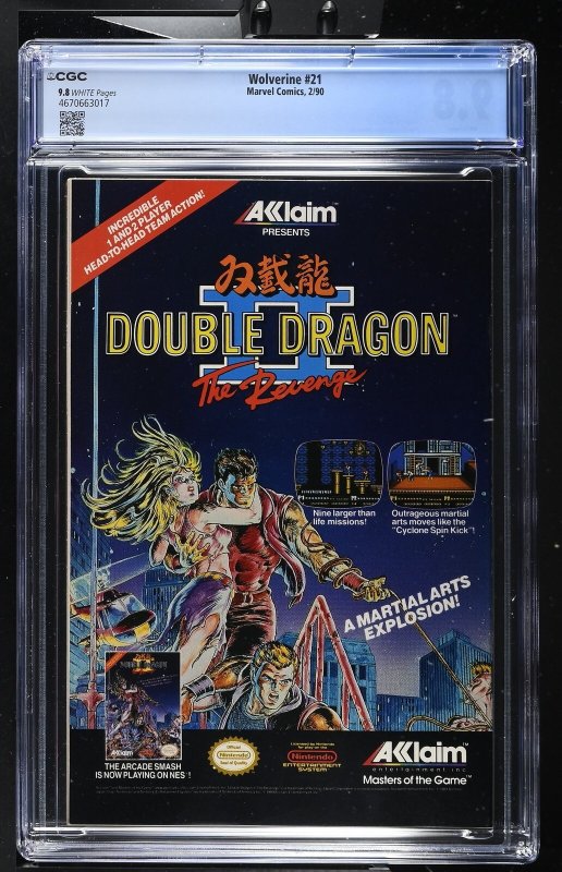 Wolverine #21 (2/90) Graded CGC 9.8