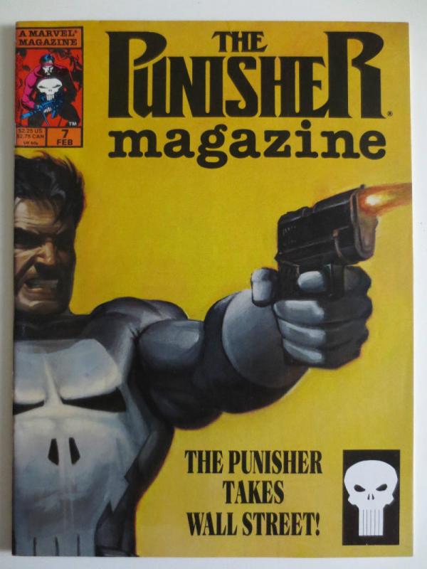 PUNISHER #7 Magazine, VF+, Insider Trading, 1989 1990, more Marvel in store