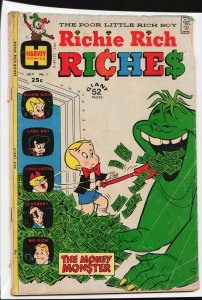Richie Rich Riches #1 (1972) Richie Rich