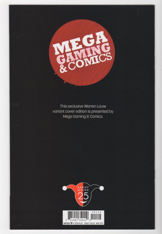 Harley Quinn 25th Anniversary Special Mega Comics Warren Louw A Cover (2017) VF