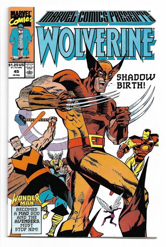 Marvel Comics Presents #45 (1990) VF+
