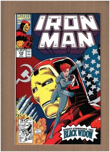 Iron Man #276 Marvel Comics 1992 John Byrne Black Widow app. NM- 9.2