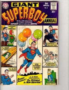 Giant Superboy Annual # 1 VG/FN DC Comic Book Krypto Superboy Smallville JL14